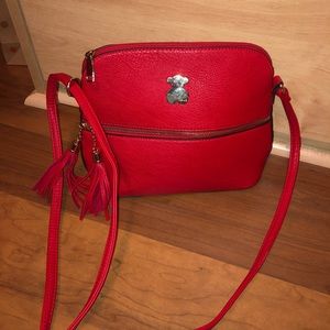 Red Tous Duplicate Purse (SAYS NAME ON LOGO)